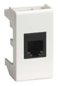 Розетка компьютерная RJ45 кат.5e, 8P8C, Viva, белая, 1мод DKC в Иркутске