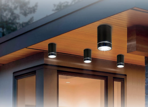 Светильник уличный потолочный под лампу Е27 серии ПБУ ЦИЛИНДР-А60