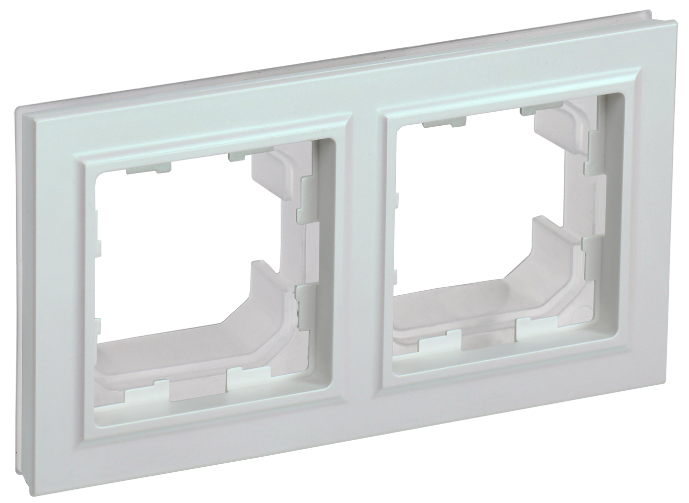 Рамка двойная IP44 BRITE IEK жемчуг в Иркутске
