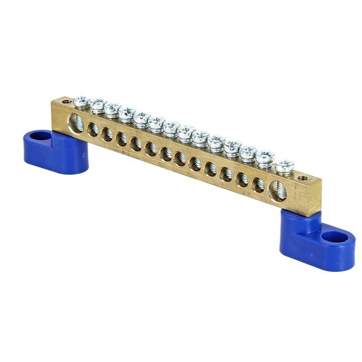 Шина EKF "N"нулевая 6х9мм 14 отверстий 2 изолятора в Иркутске