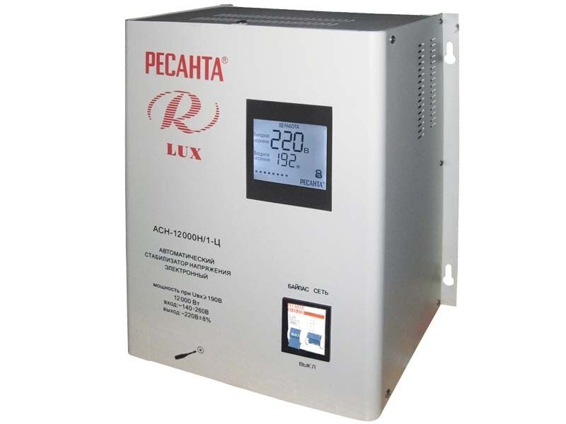 Стабилизатор АСН-12 000 Н/1-Ц Ресанта Lux в Иркутске