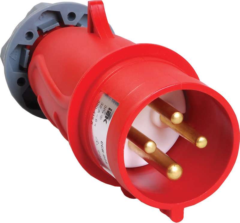 Вилка переносная MAGNUM IEK ССИ-024 32А-6ч/380-415В 3Р+РЕ IP44 в Иркутске