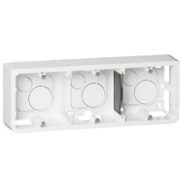 Коробка Legrand MOSAIC для накладного монтажа на 6 модулей глубина 40 белая в Иркутске