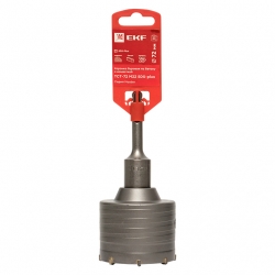 Коронка буровая по бетону с оснасткой TCT-72 М22 SDS-plus EKF Master в Иркутске