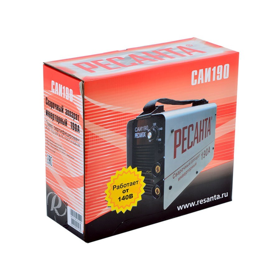 Сварочный аппарат инверторный САИ-190 Ресанта в Иркутске