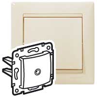 Розетка телевизионная VALENA Legrand крем в Иркутске