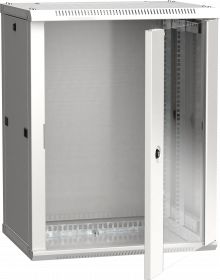ITK Шкаф LINEA W 12U 600x450 мм дверь стекло, RAL9005 в Иркутске
