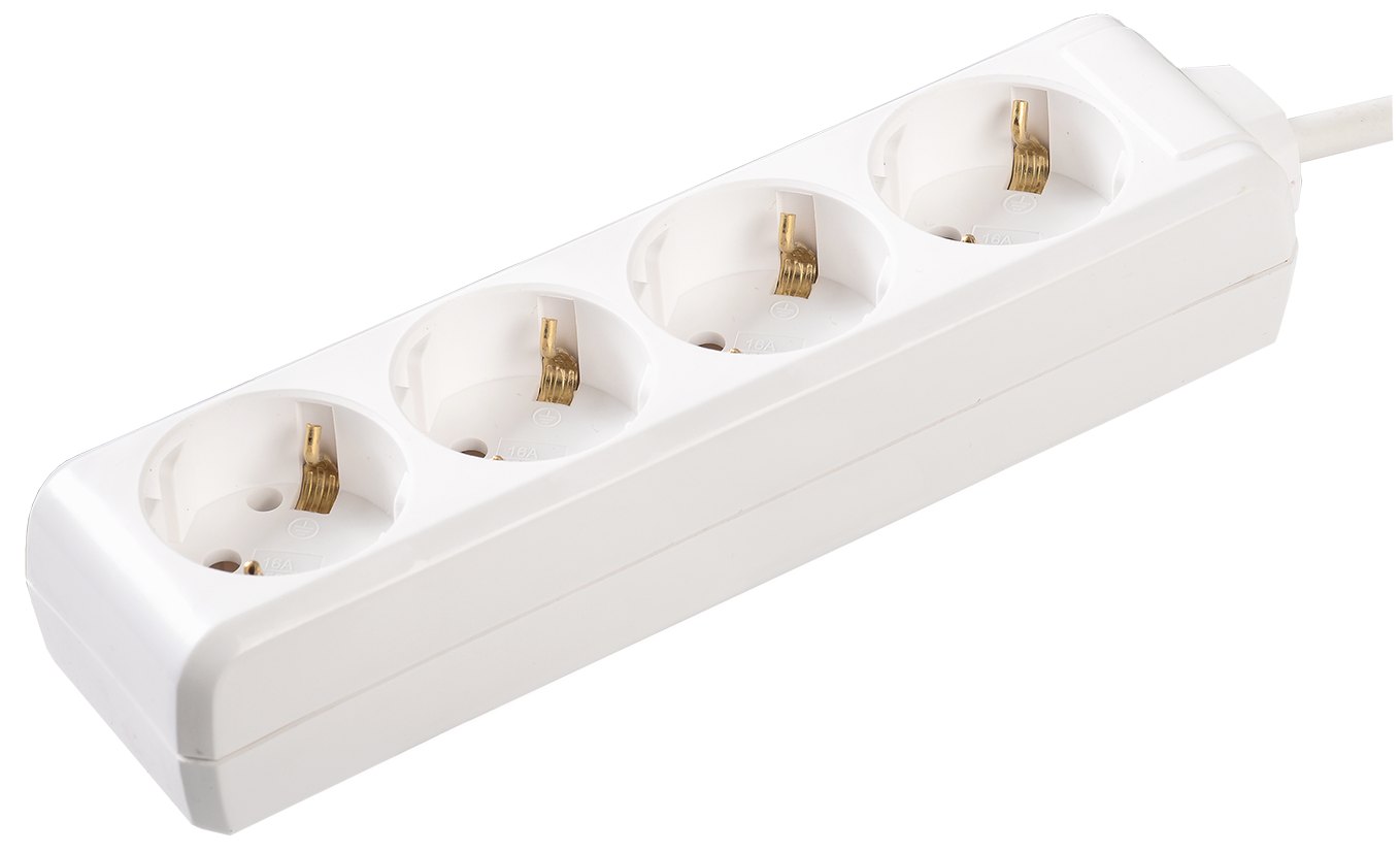 Удлинитель У04 4 места 2Р+PЕ/1,5метра 3х1мм2 16А/250В IEK в Иркутске