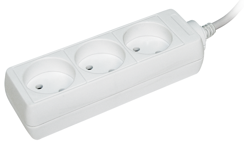 Удлинитель У3 3 места 2P/3метра 2х0.75мм2 10А/250 IEK в Иркутске