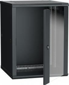 ITK Шкаф LINEA W 15U 600x600 мм дверь стекло, RAL9005 в Иркутске