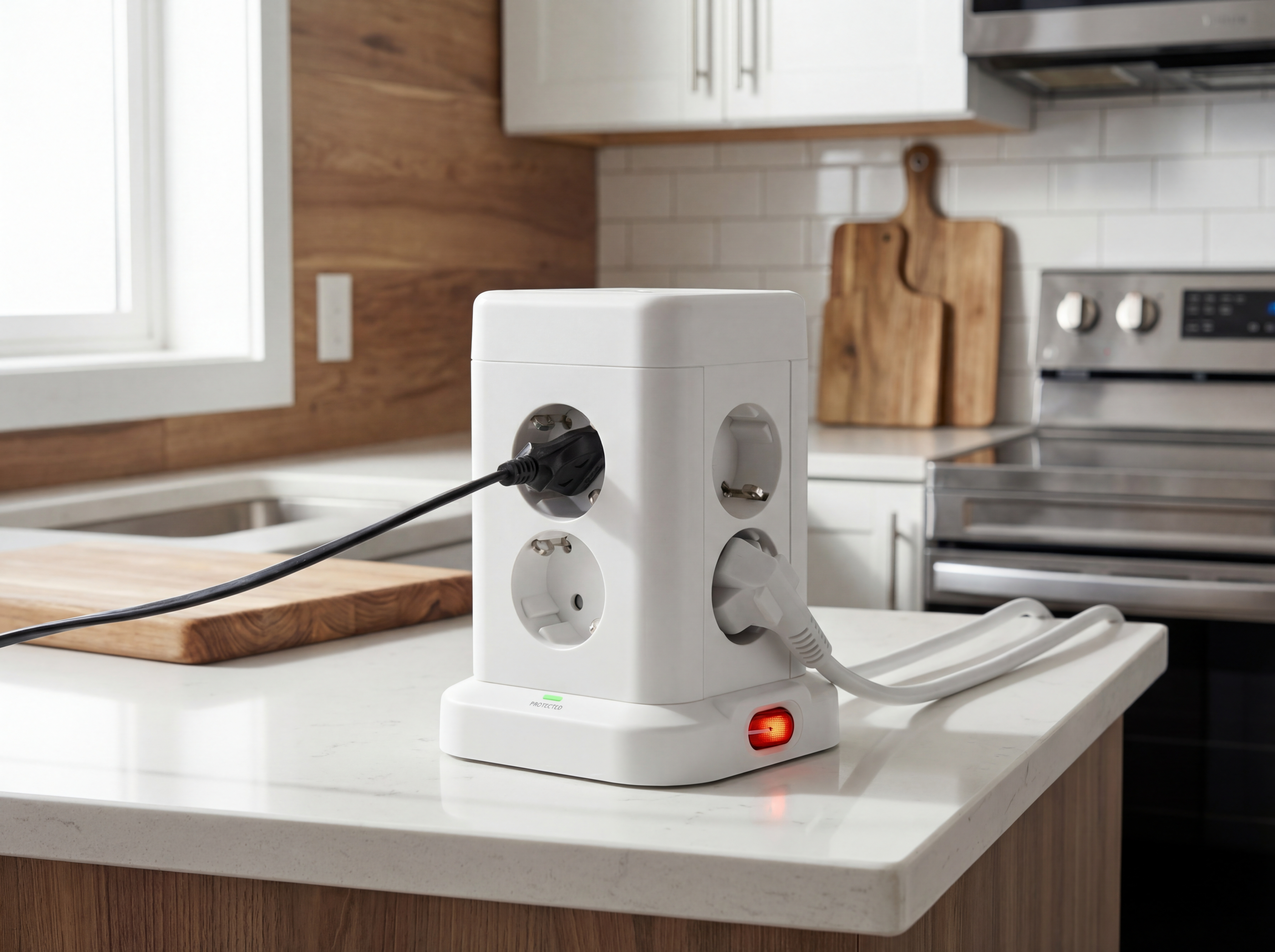Удлинитель DOMINIC У08K 1,5м 3х1мм2 USB A+C 20Вт белый IEK в Иркутске