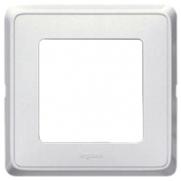 Рамка одинарная CARIVA Legrand белая в Иркутске