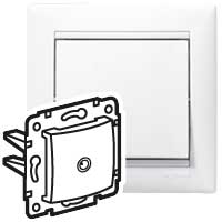 Розетка телевизионная VALENA Legrand белая в Иркутске