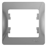 Рамка одинарная Glossa SE алюминий в Иркутске