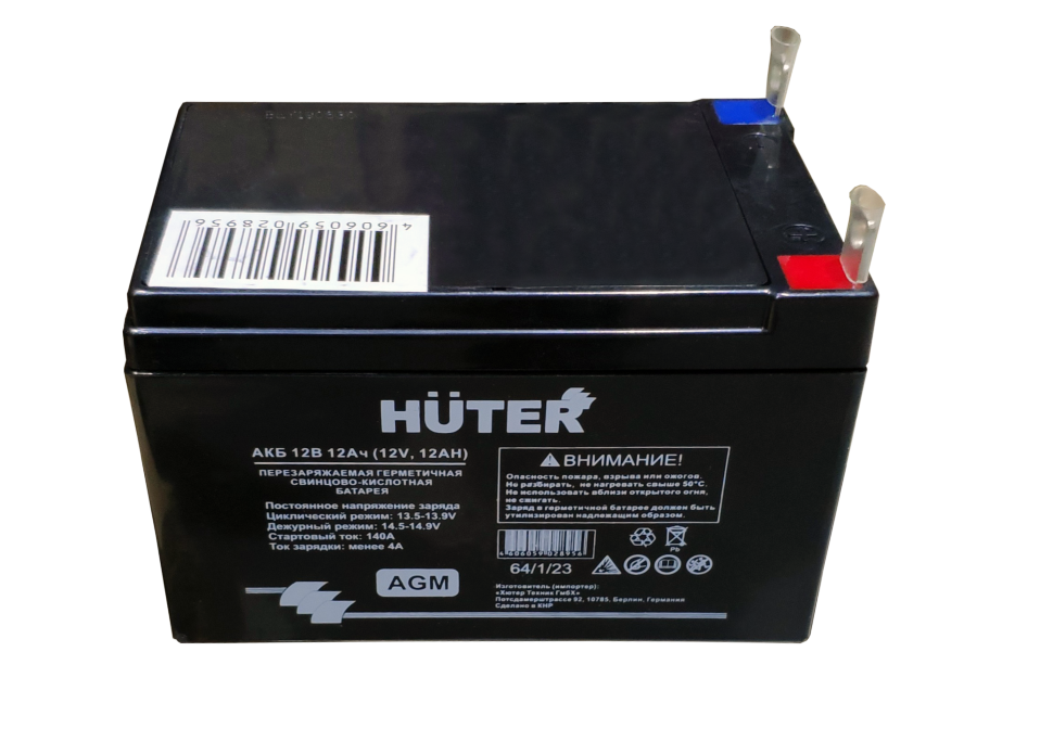 АКБ 12В 12Ач Huter в Иркутске