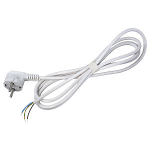 Шнур с вилкой ПВС-ВП 3х0,75 5 м белый в Иркутске