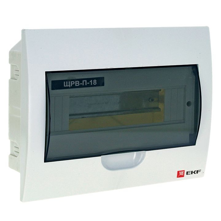 Щит распределительный встраиваемый пластиковый ЩРВ-П-18 модулей 251х398х100 IP41 EKF в Иркутске