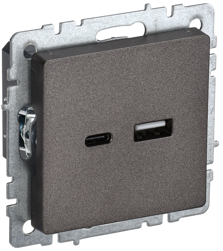 Розетка USB A+C 18Вт BRITE IEK бронза в Иркутске