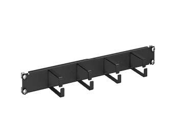 Кабельный органайзер 4 кольца 19" 1U RAL7035 ДКС в Иркутске