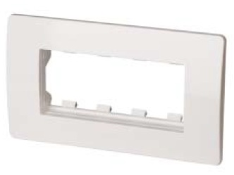 Каркас в сборе с рамкой под 4 модуля VIVA (для монтажа ЭУИ в коробки код 10143) DKC в Иркутске