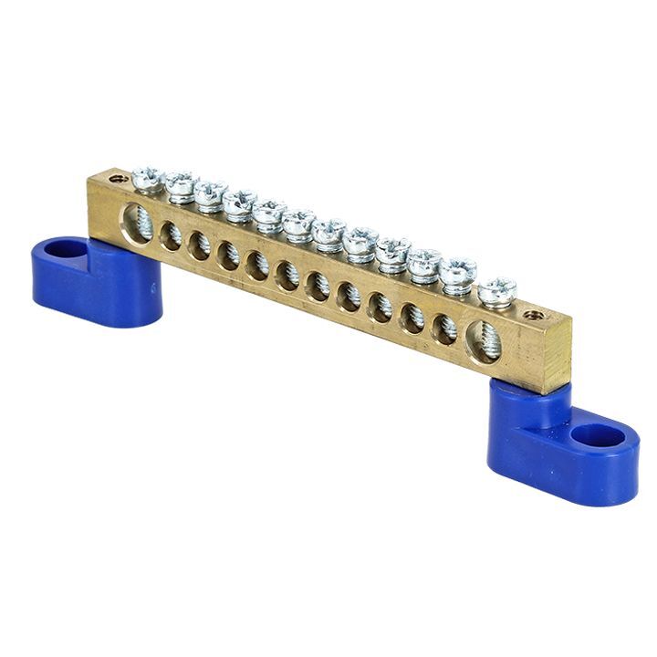 Шина EKF "N"нулевая 6х9мм 12 отверстий 2 изолятора в Иркутске