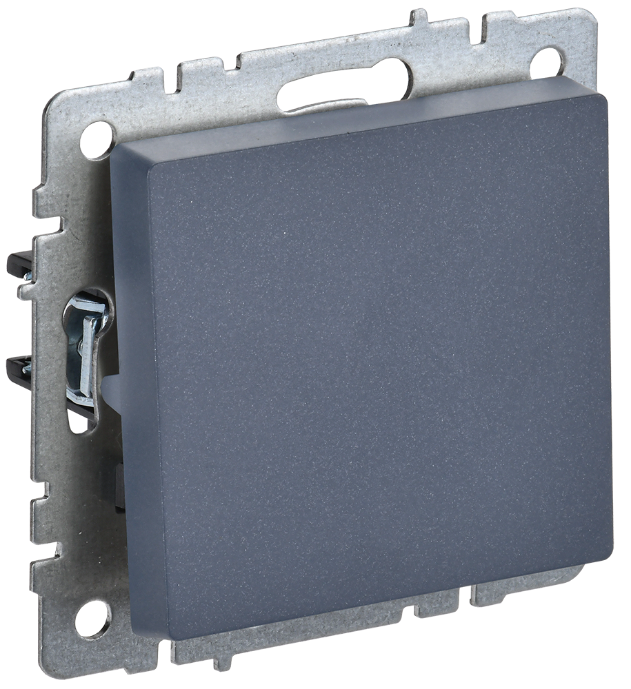 Выключатель одноклавишный 10А BRITE IEK маренго в Иркутске