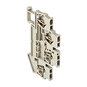 Колодка клеммная самозажимная двойная JXB-ST-1.5 17.5А серая EKF PROxima в Иркутске