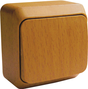 Выключатель одноклавишный ЭТЮД SE накладной бук в Иркутске