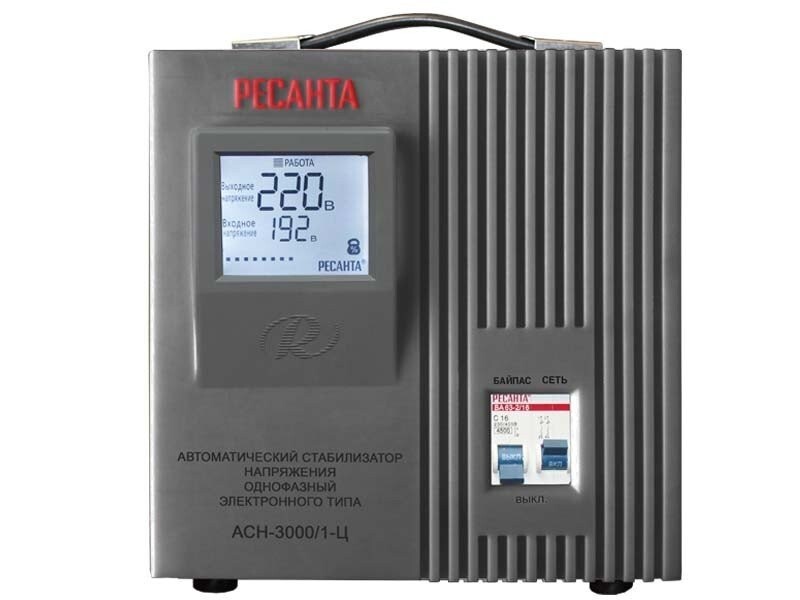 Стабилизатор напряжения однофазный электронный ACH-3000/1-Ц Ресанта в Иркутске