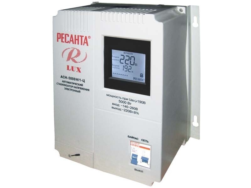 Стабилизатор АСН-5 000 Н/1-Ц Ресанта Lux в Иркутске