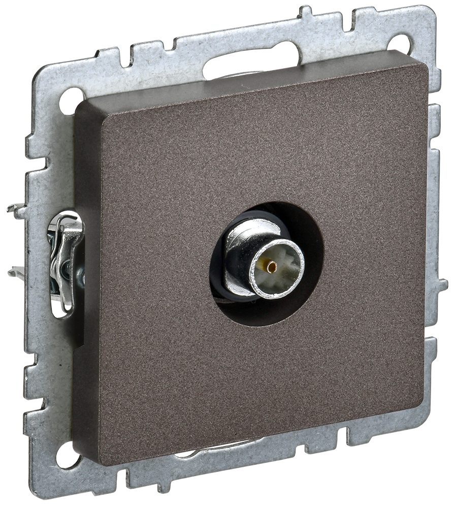 Розетка телевизионная оконечная BRITE IEK бронза в Иркутске