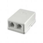 Розетка телефонная 2 евровхода в Иркутске