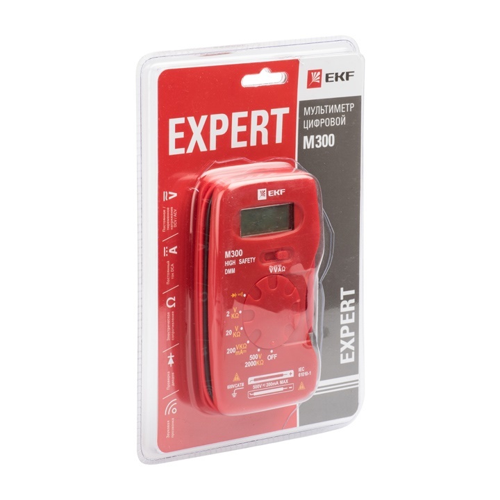 Мультиметр цифровой M300 EKF Expert в Иркутске