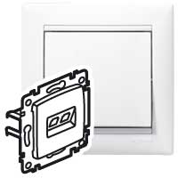 Розетка компьютерная VALENA Legrand белая в Иркутске