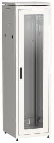 ITK Шкаф сетевой 19" LINEA N 47U 600х800 мм стеклянная передняя дверь серый в Иркутске