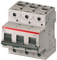 Автоматический выключатель ABB 3P 63А характеристика B в Иркутске