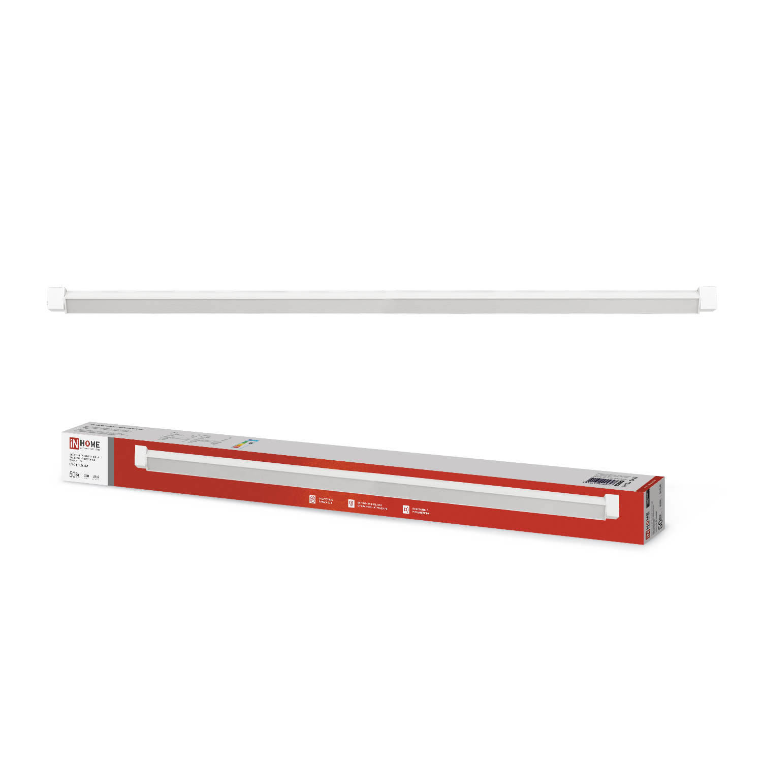 Светильник трековый линейный светодиодный поворотный LTR-01R-TL 5040W 50Вт 4000К 870мм 120 градусов белый серии TOP-LINE IN HOME в Иркутске