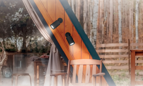 Светильники уличные настенные поворотные под лампу GU10 серии НБУ SPOT