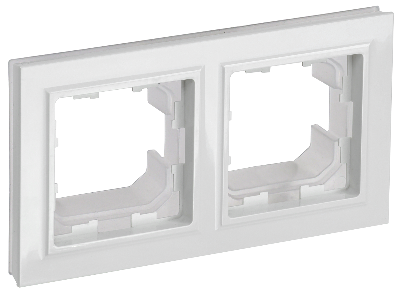 Рамка двойная IP44 BRITE IEK белая в Иркутске