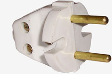 Вилка универсальная прямая белая в Иркутске