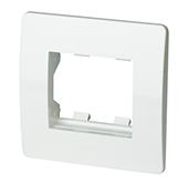 Каркас в сборе с рамкой под 2 модуля VIVA (для монтажа ЭУИ в коробки код 10123) DKC в Иркутске