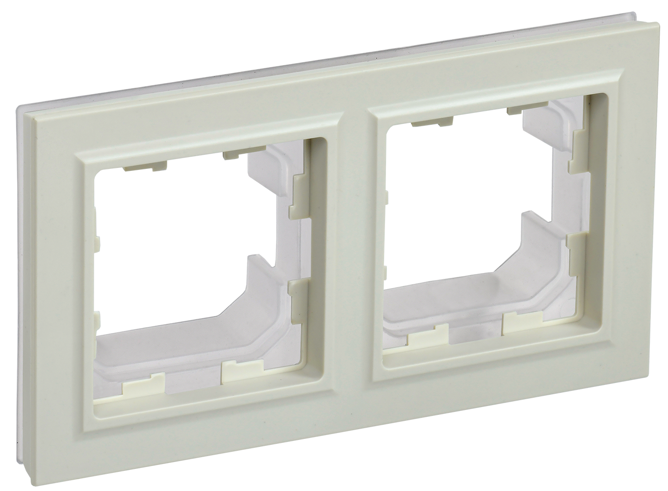Рамка двойная IP44 BRITE IEK бежевая в Иркутске