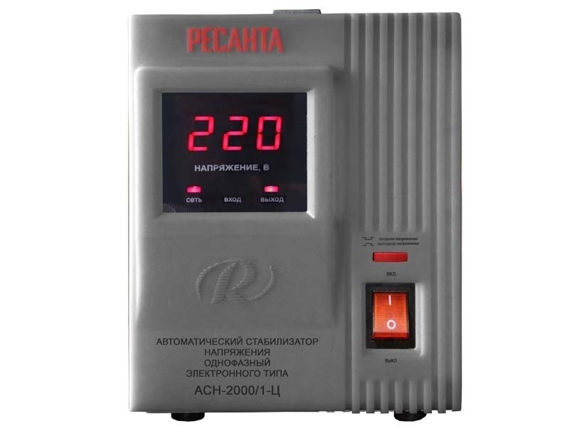 Стабилизатор напряжения однофазный электронный ACH-2000/1-Ц Ресанта в Иркутске