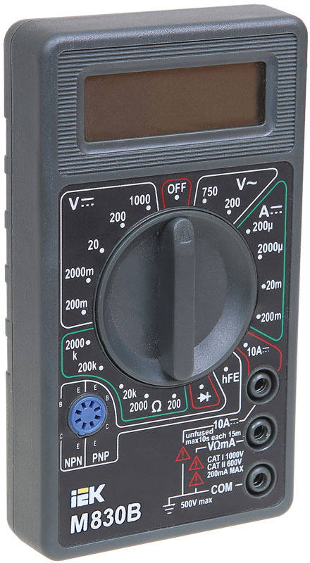 Мультиметр цифровой Universal M830B IEK в Иркутске