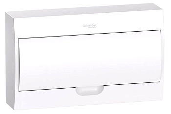 Щит распределительный навесной пластиковый с белой дверью City9 18 мод. 221х364х96 IP40 SE в Иркутске