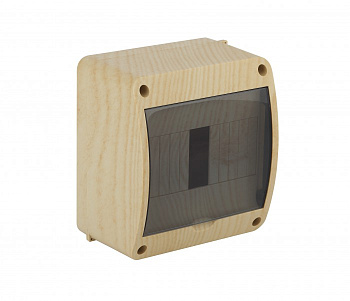 Щит распределительный навесной пластиковый ЩРН-П-6 модулей 140х125х85мм IP40 сосна в Иркутске