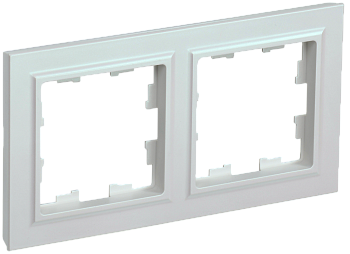 Рамка двойная BRITE IEK жемчуг в Иркутске