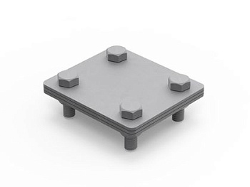 Соединитель полоса - полоса, 100х100 мм DKC в Иркутске