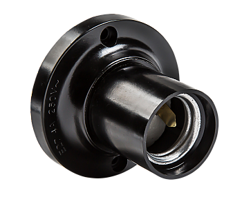 Патрон Е27 Ф П-01 Е27 карболитовый потолочный IN HOME в Иркутске