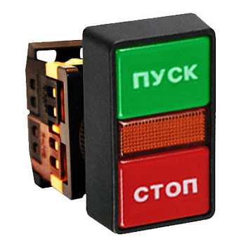 Кнопка AS-22N "Пуск-Стоп" прямоугольная 24В NO+NC EKF PROxima в Иркутске